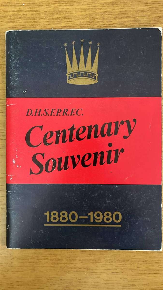 1880-1980 Dundee Rugby Club Centenary Souvenir, details below