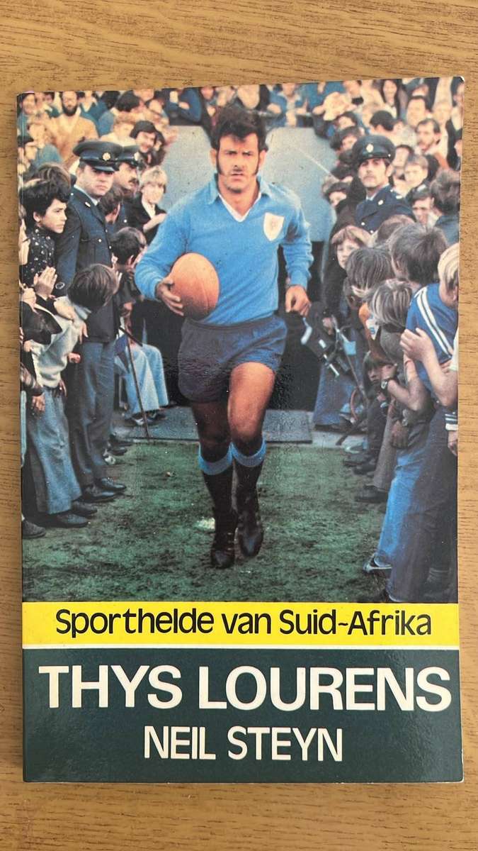 Sporthelde van Suid Afrika - Thys Lourens deur Neil Steyn, Inscribed, details below