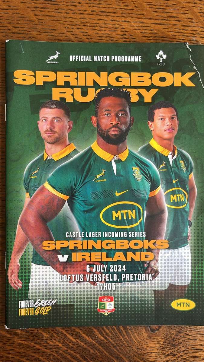 2024 Springbok Rugby Programmes x 3, details below