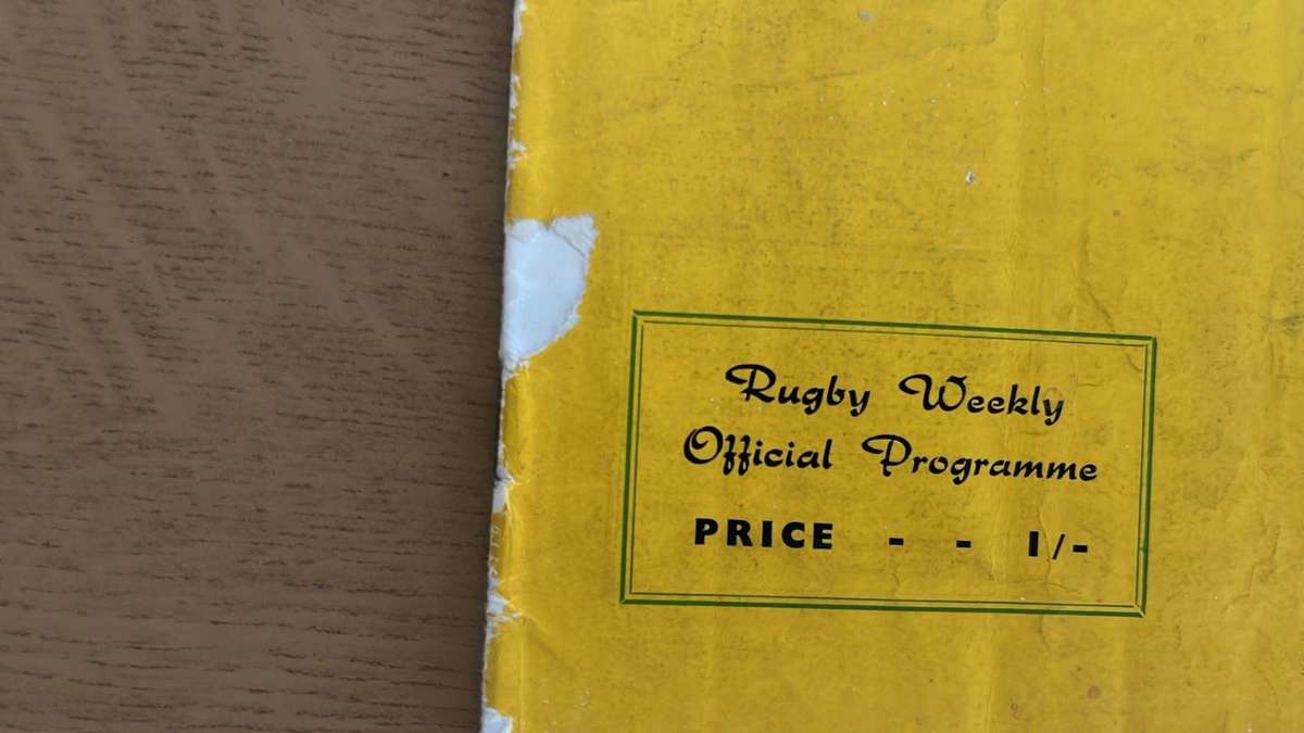 1956 South Africa vs Wellington at Athletic Park Programme, details below