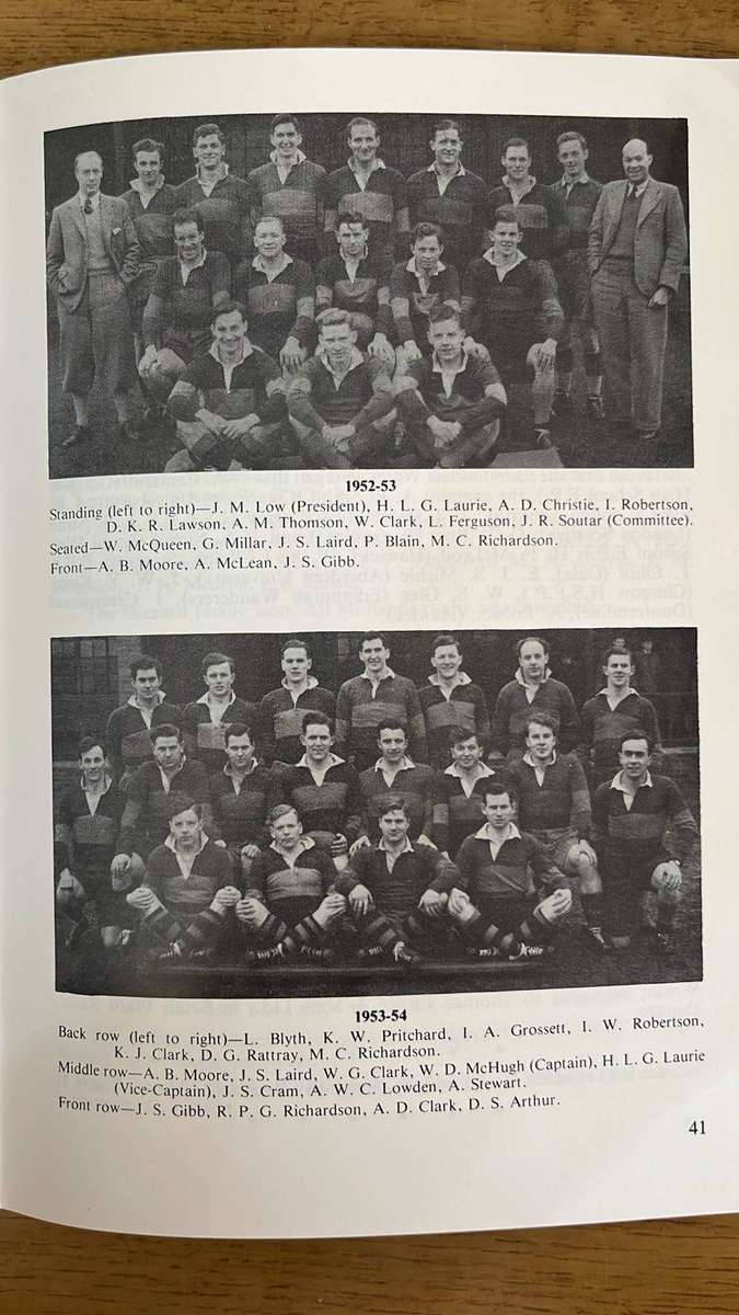 1880-1980 Dundee Rugby Club Centenary Souvenir, details below