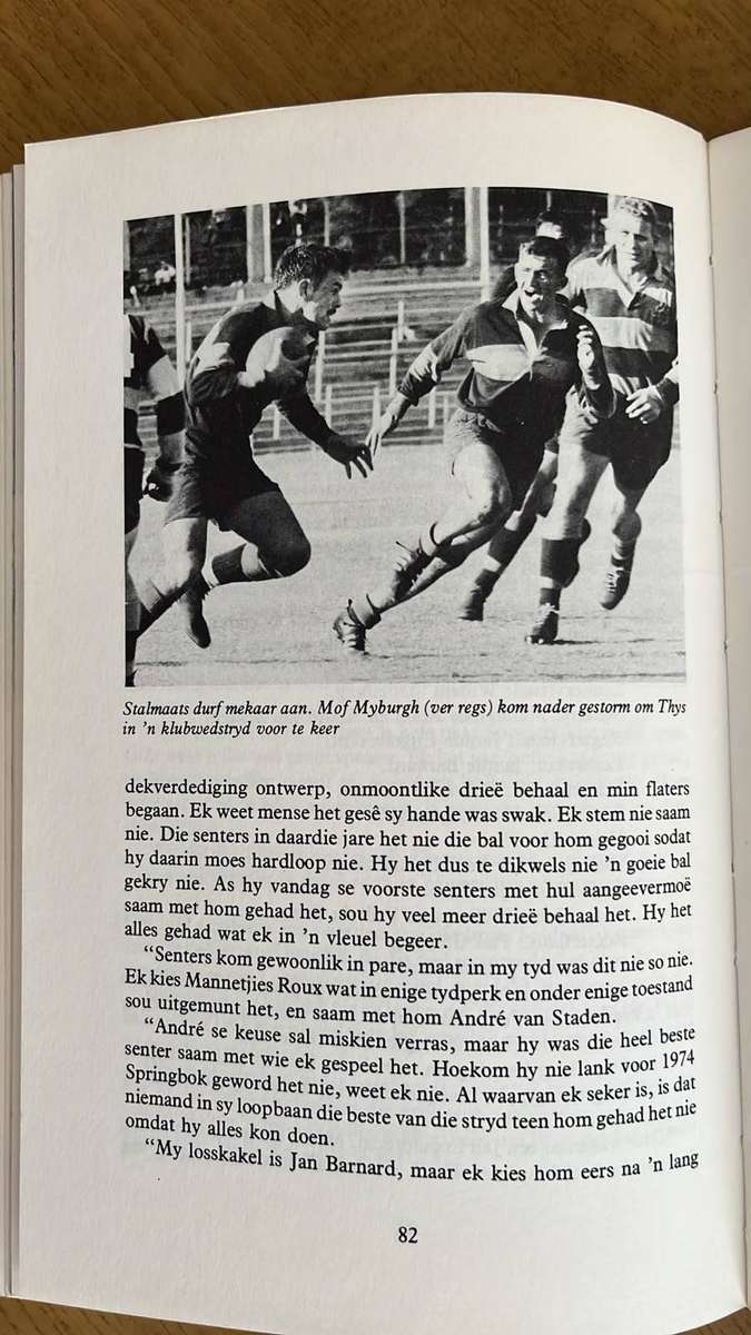 Sporthelde van Suid Afrika - Thys Lourens deur Neil Steyn, Inscribed, details below