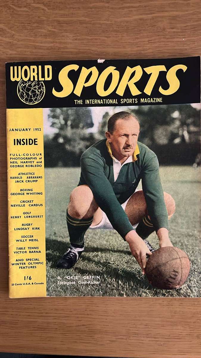 1952 World Sports Magazine, Signed, details below