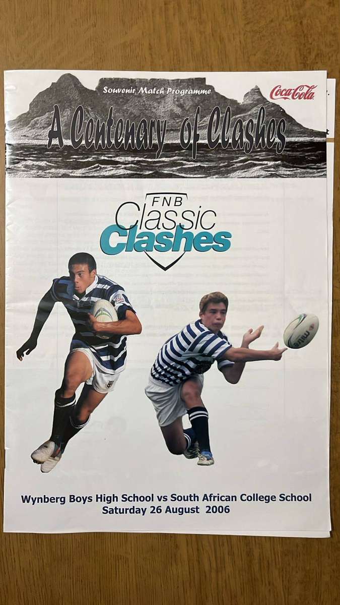 Wynberg Schools Rugby Pack, Signed, details below