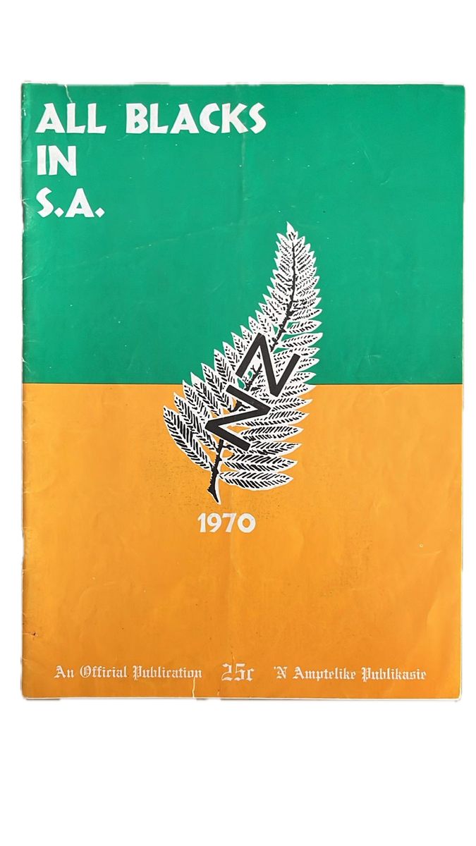 1970 All Blacks Tour to South Africa Signed Souvenir Edition & Brochure, (2 items) details below