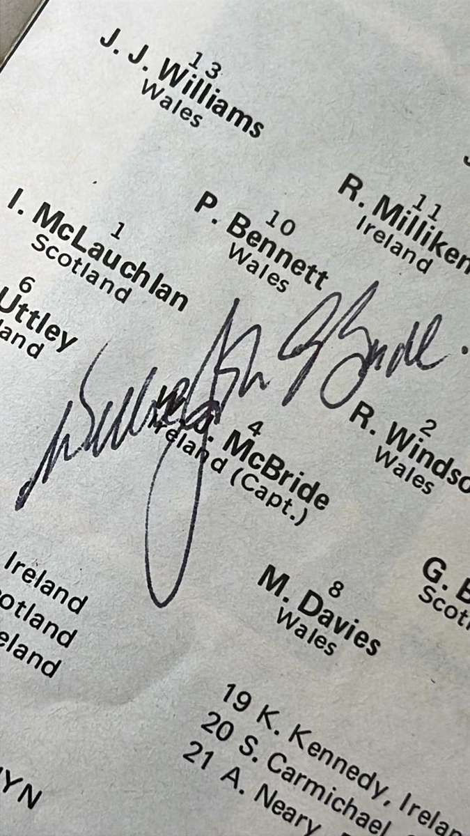 1974 British Lions vs South Africa at Boet Erasmus Stadium Signed Programme, details below