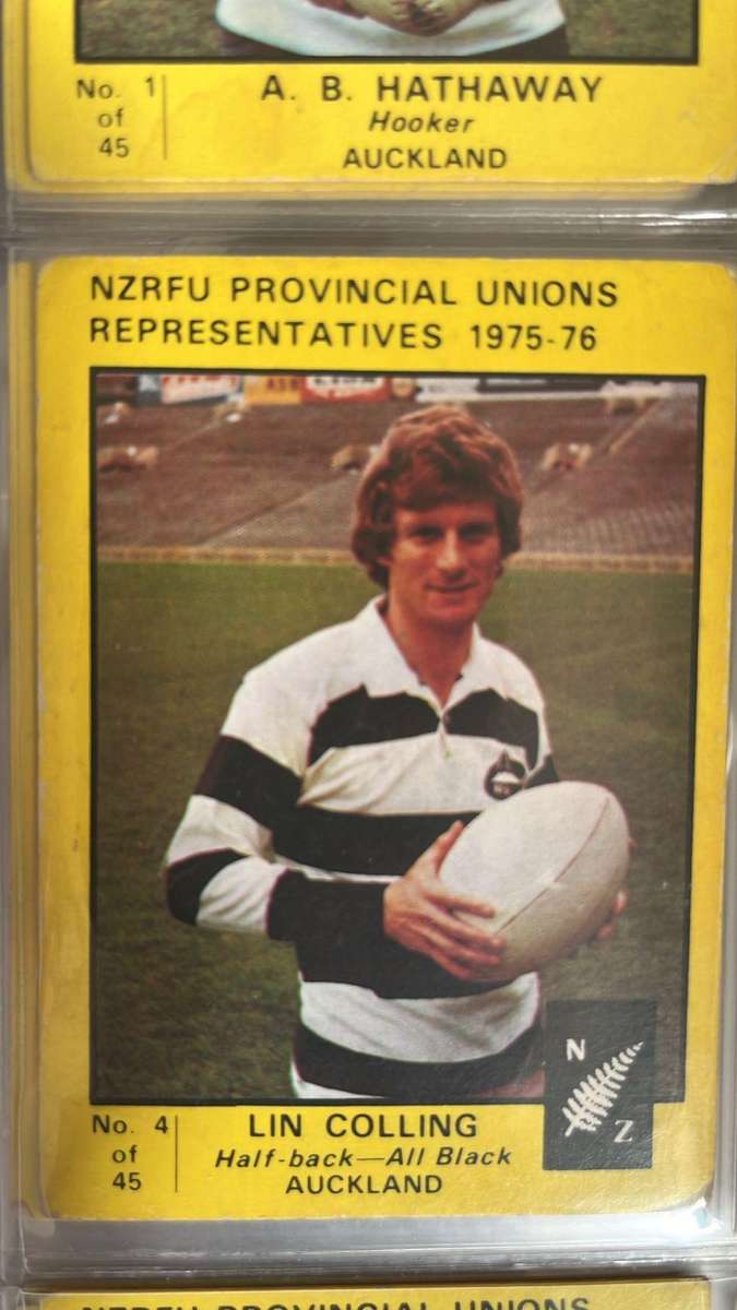 1975 New Zealand Rugby Union Cards, Complete Set, details below