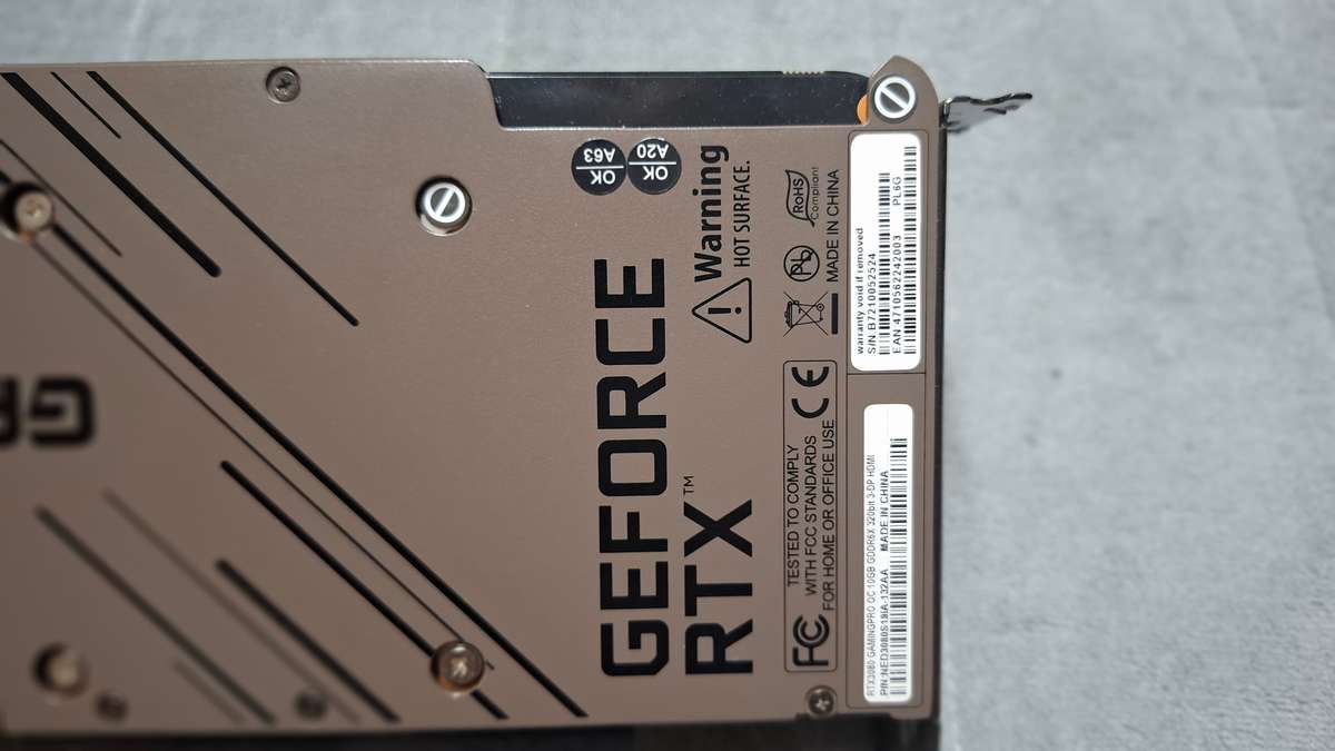 Palit Geforce RTX3080 10GB (Please read describtion)