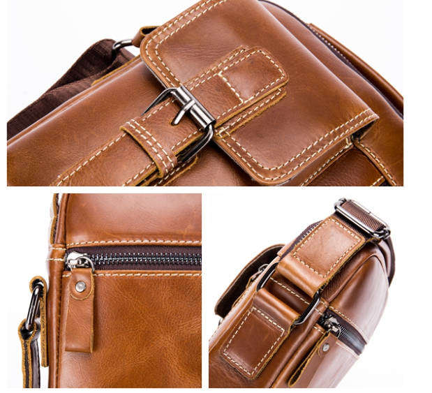 Genuine Leather Crossbody Bag