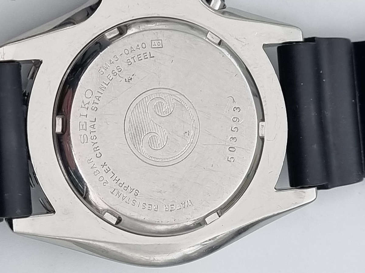 ## Seiko Kinetic Divers watch - adjustable Large wrist fit - Good condition ##