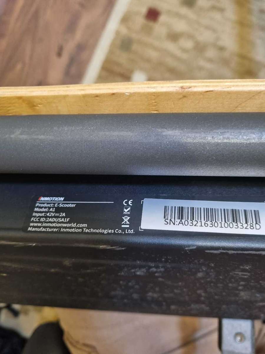 ## Inmotion A1 Electric Scooter with charger, not used much at all ##