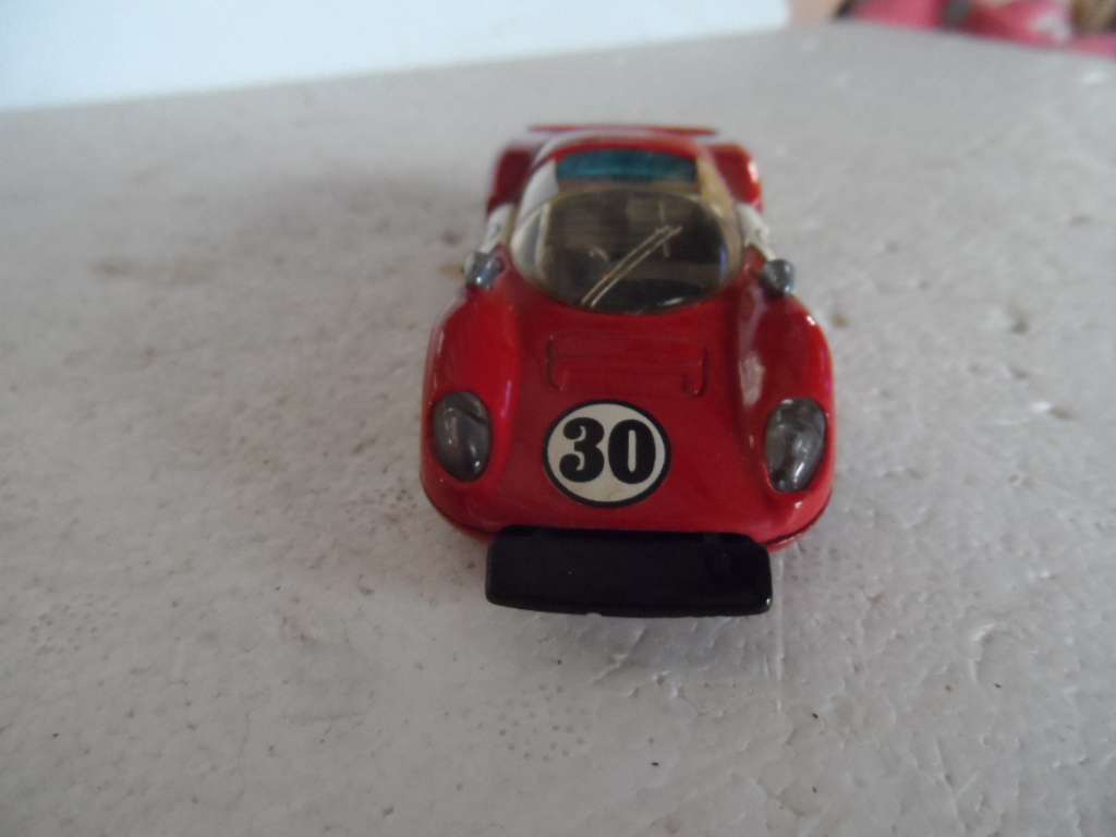 CORGI TOYS #344 Ferrari 206 Dino Sport Red Spot Wheel - Original Vintage [D24]