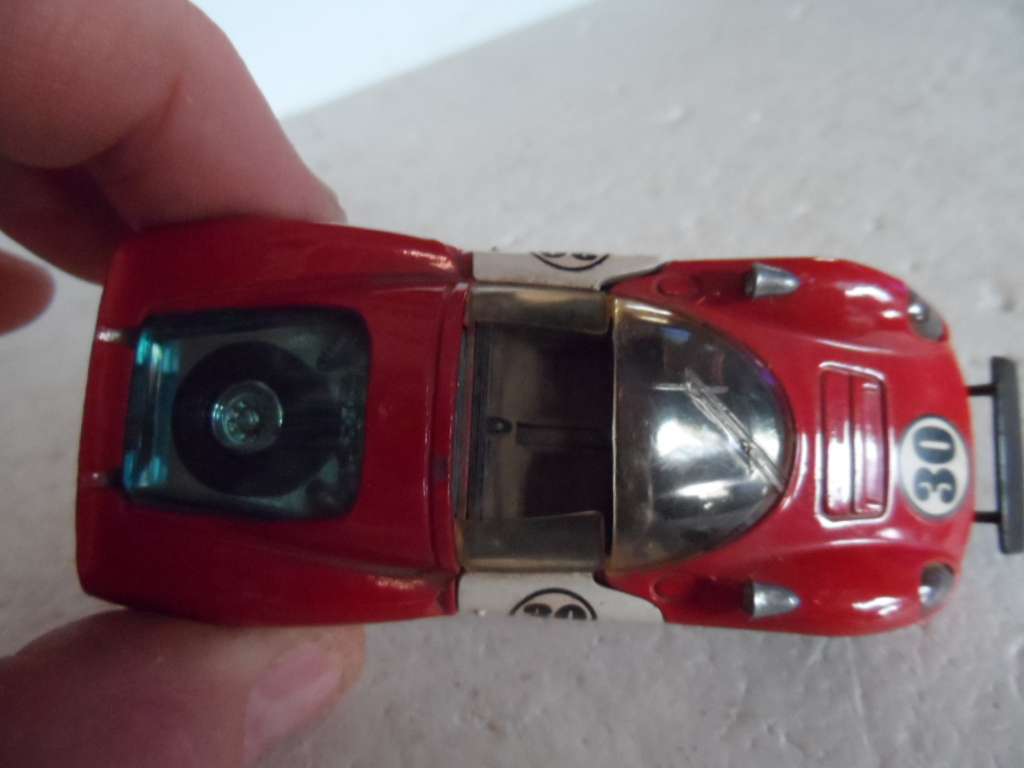 CORGI TOYS #344 Ferrari 206 Dino Sport Red Spot Wheel - Original Vintage [D24]