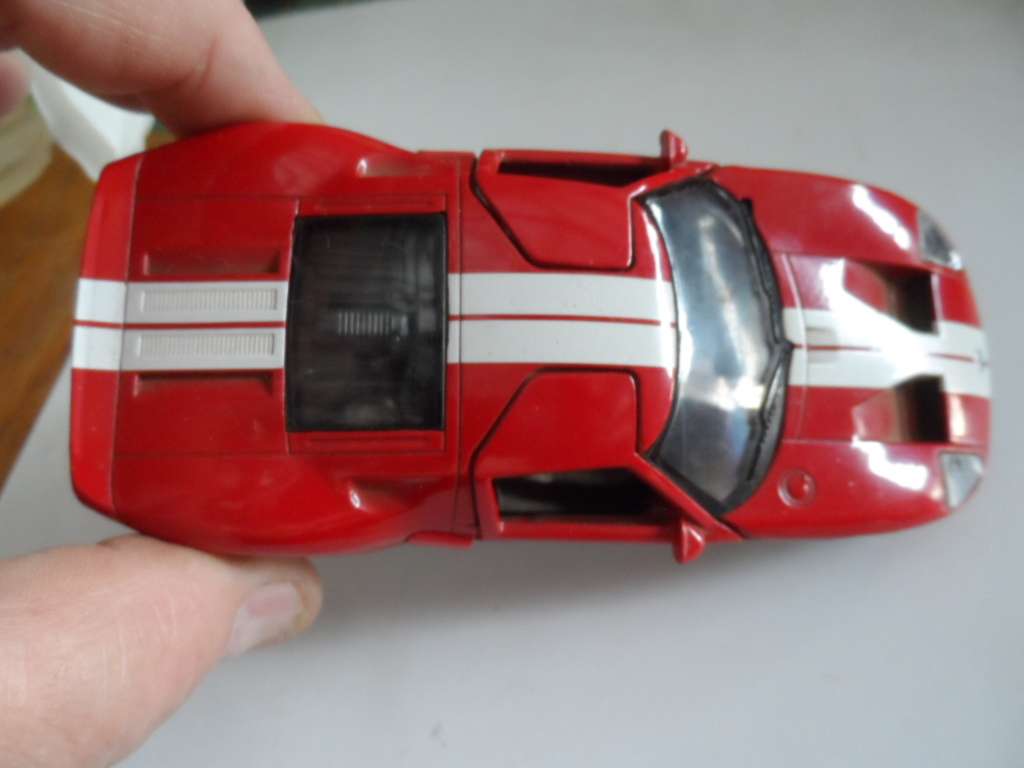 New Ray 2005 Ford GT 1/32 Scale City Cruiser Collection red W White Stripes - [m53]