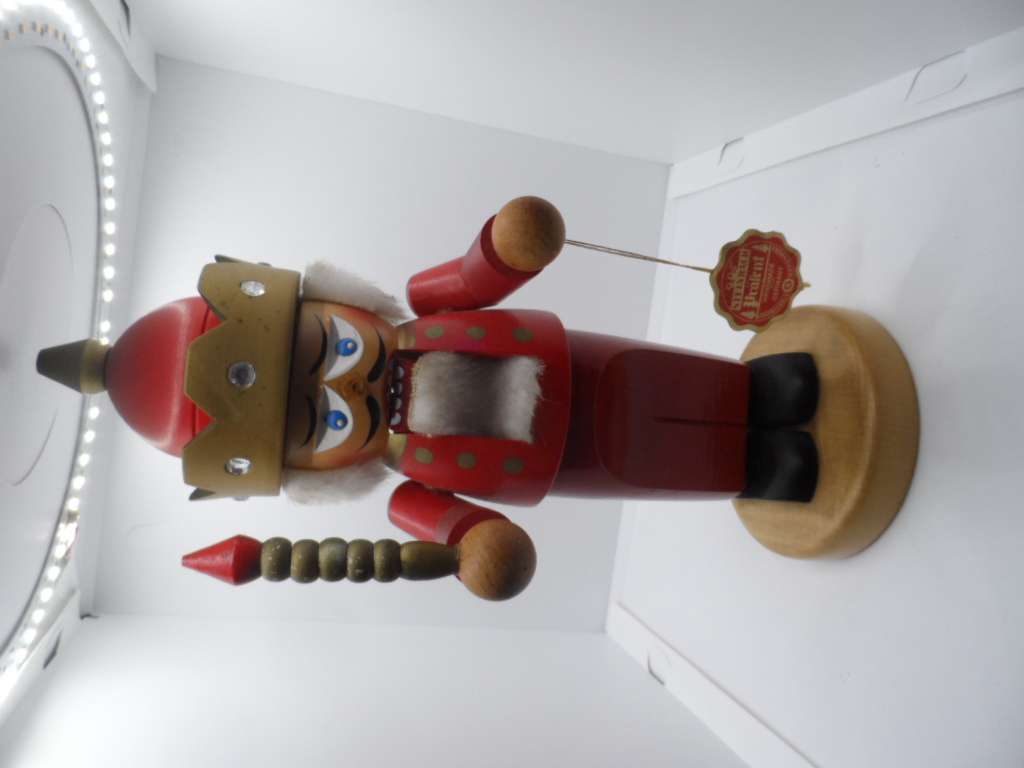 STEINBACH CHUBBY KING S741 RED GERMANY NUTCRACKER 12" VERY RARE  [Y303]