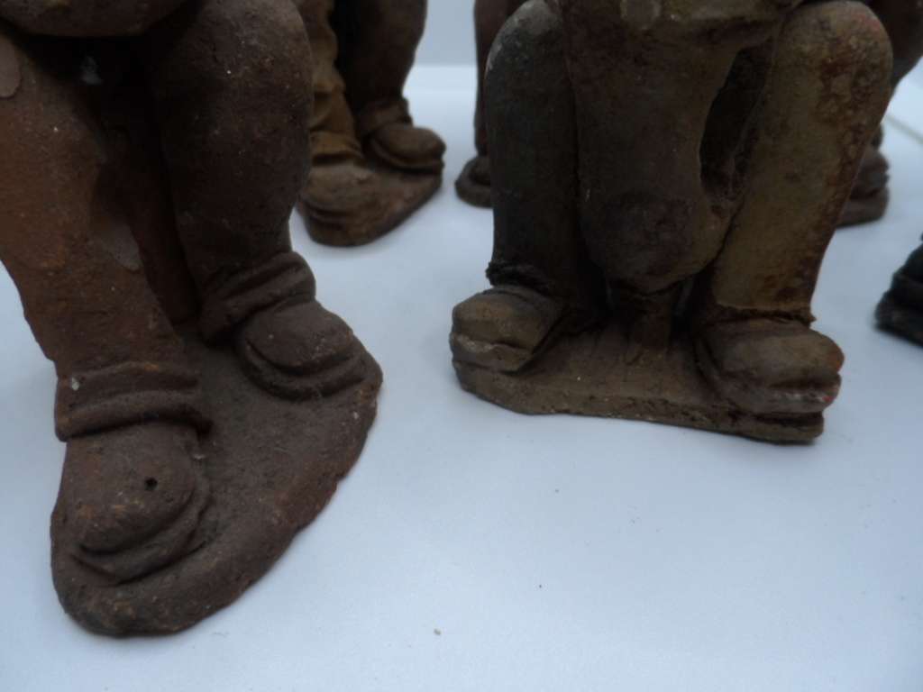 CLAY 9 MAN MUSIC GROUP 11 TO 14 CM  TALL [Y301]