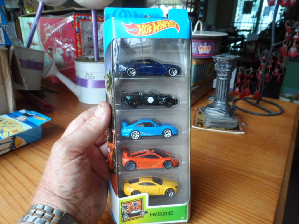 Hot Wheels 5 Packs -HW Exotics 2019