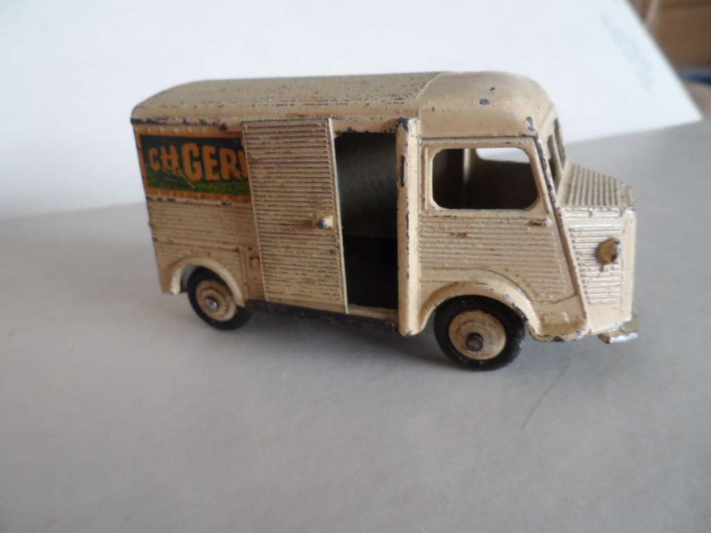 vintage French Made Dinky Toys #25c Citroen 1200K Van Gervais [d24]