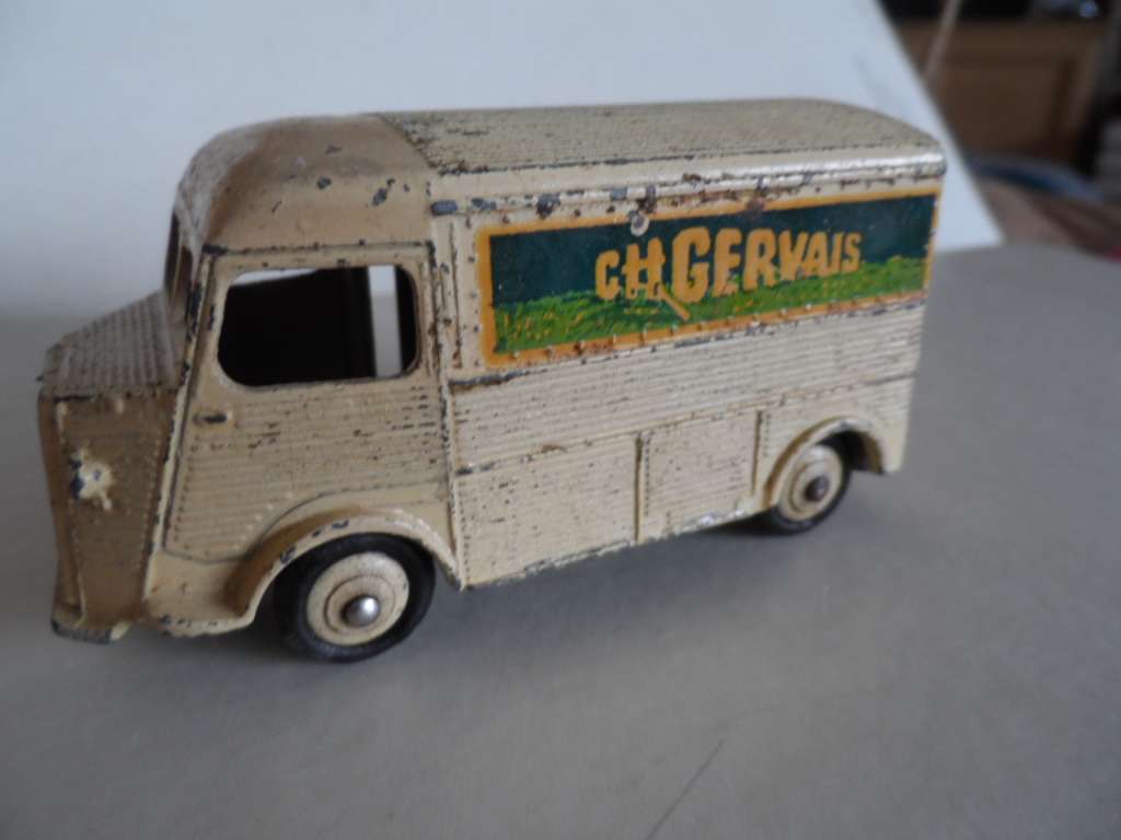 vintage French Made Dinky Toys #25c Citroen 1200K Van Gervais [d24]