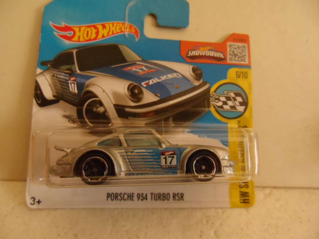 2016 Hot Wheels Porsche 934 Turbo RSR HW Speed Graphics-sealed short card- [m47]