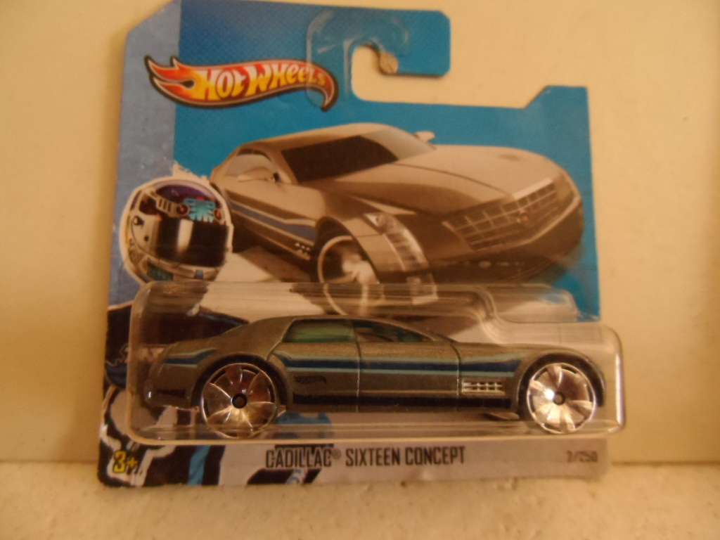 2013 Hot Wheels HW City Cadillac Sixteen Concept #2 Silver- sealed short card- [m56]