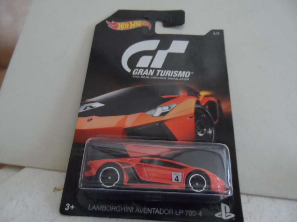 Hot Wheels LAMBORGHINI AVENTADOR LP 700-4 orange- Gran Turismo  - 2016 -sealed long card-[m57]