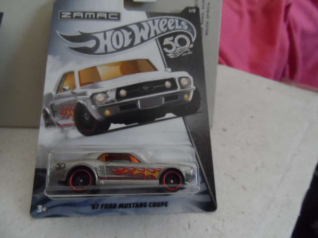 Hot Wheels Zamac 50th Anniversary - '67 Ford Mustang Coupe-sealed long card-[m57]