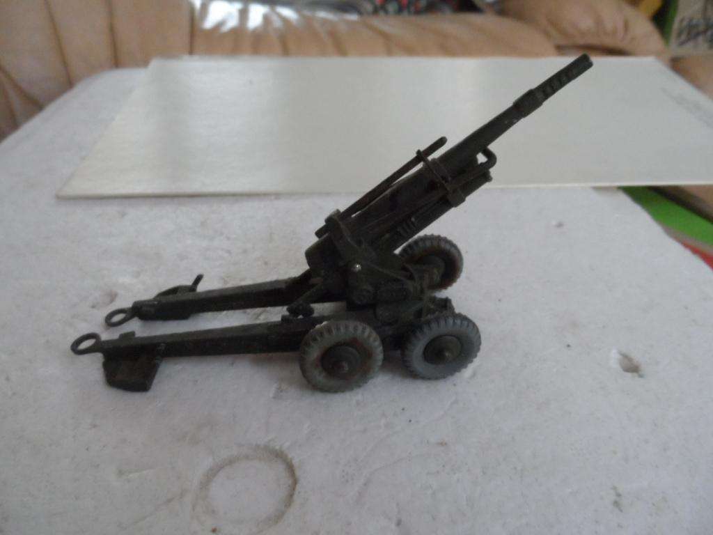 vintage French Dinky Military 819 - Obusier De 155 ABS -[m100]