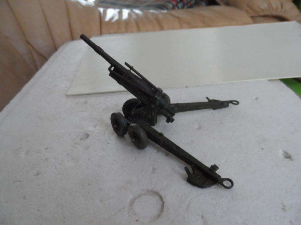 vintage French Dinky Military 819 - Obusier De 155 ABS -[m100]