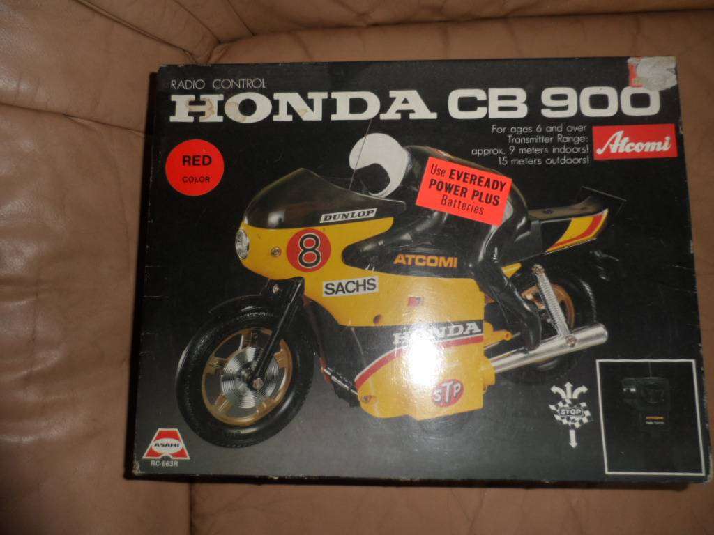 asahi tc-663r honda cb 900 atcomi radio controlled motorcycle