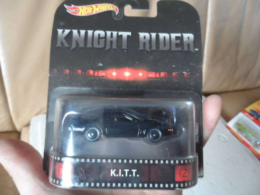 Hot Wheels Retro Entertainment KITT KNIGHT RIDER TRANS AM, real riders, mint on long card [m48]`