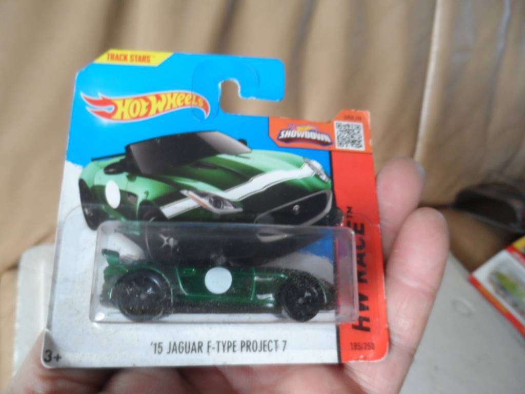 Hot Wheels HW Race (2015) Green '15 Jaguar F-Type Project 7 SEALED SHORT CARD [M50]