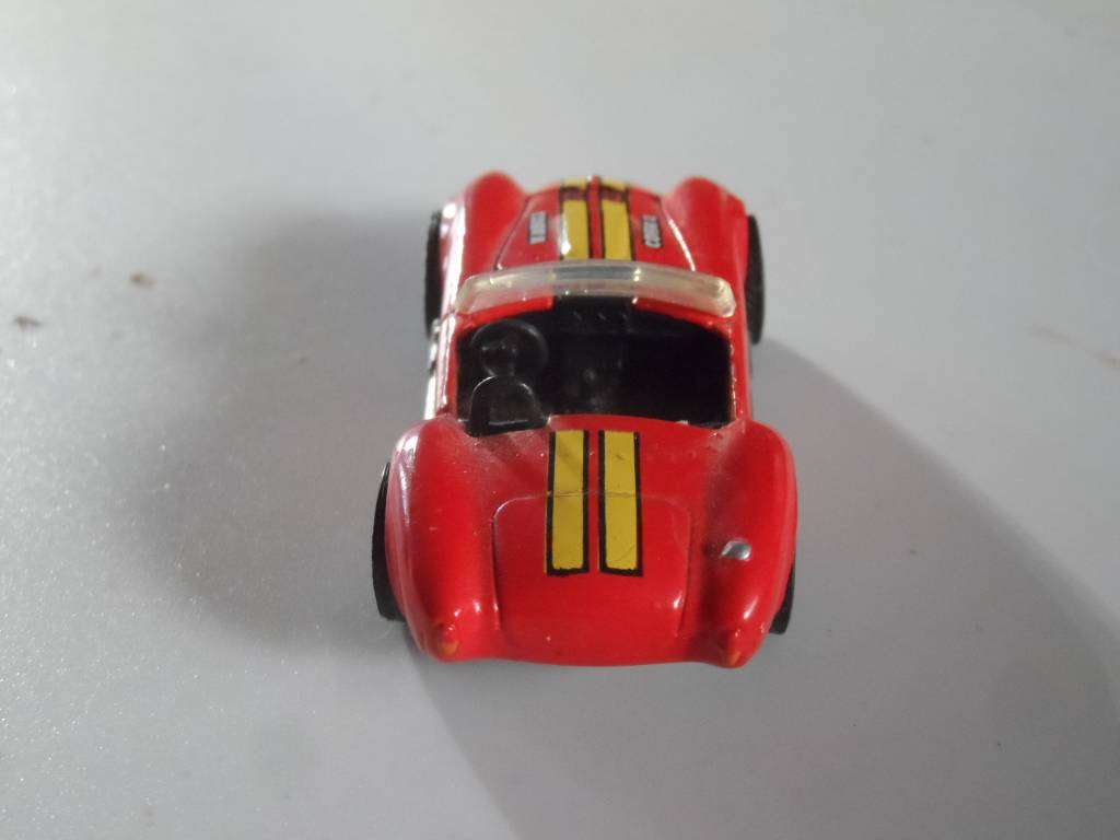 vintage Hot Wheels Real Riders Classic Shelby Cobra Diecast Car 1982 Red- [m300]