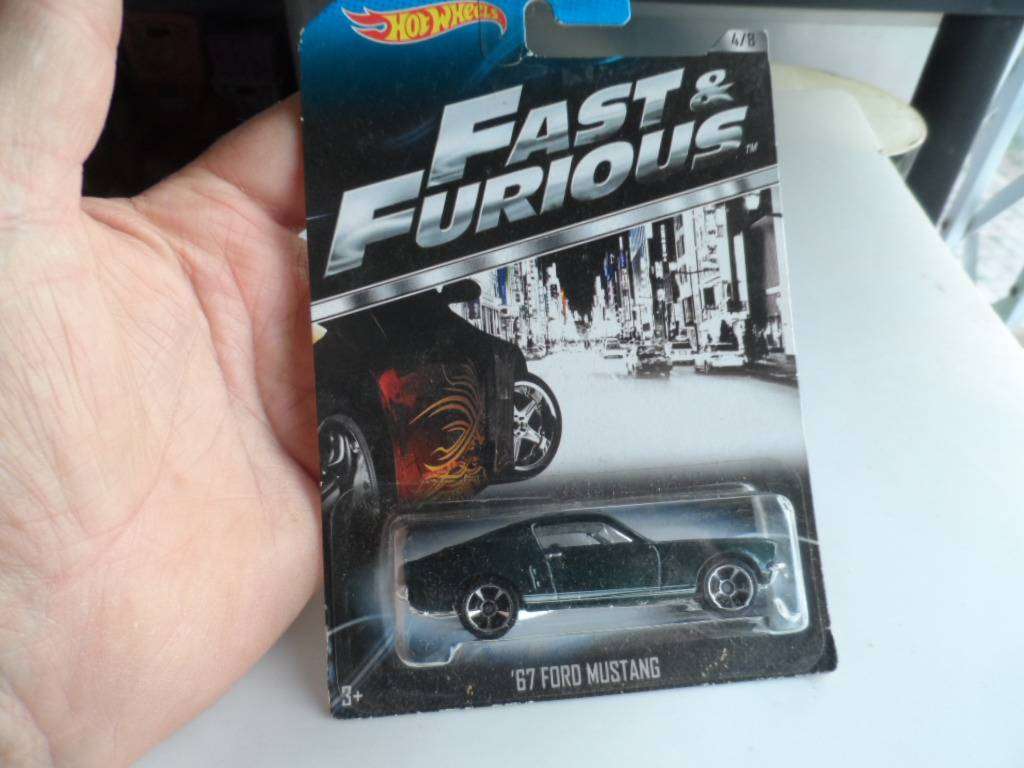 Hot Wheels Fast & Furious '67 Ford Mustang #4/8- sealed long Card - [m37]