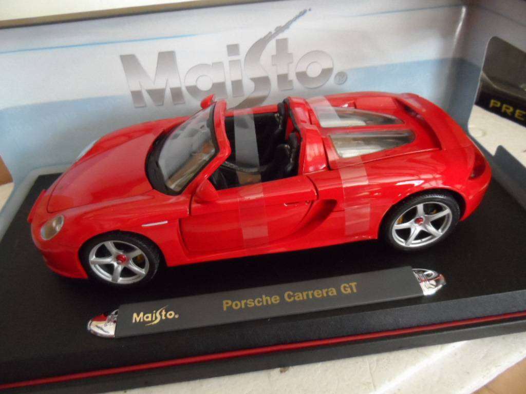 Maisto premiere edition Porsche Carrera gt 1/18 SCALE  -NEW IN BOX-