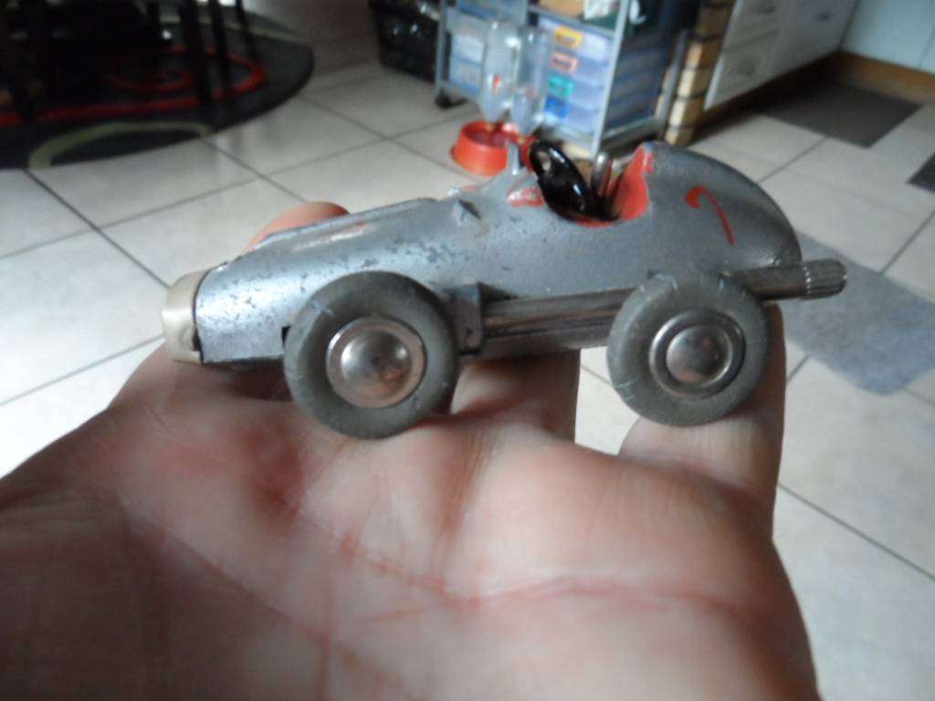 Vintage Schuco Open Wheel #7 Micro Racer windup toy #1043   [m300]