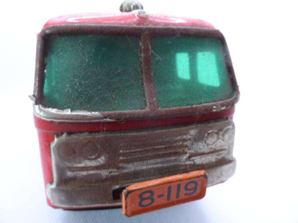 Vintage yonezawa friction fire engine JAPAN   32 cm long
