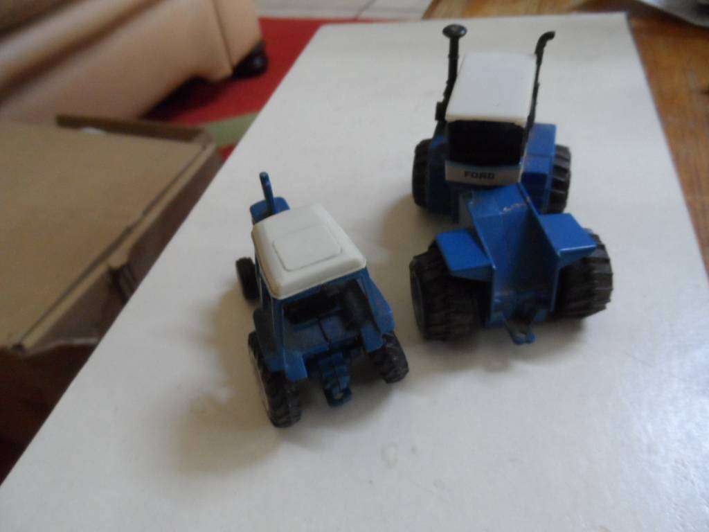 FORD DIECAST TRACTOR DUO- ONE BID FOR BOTH   [m74]