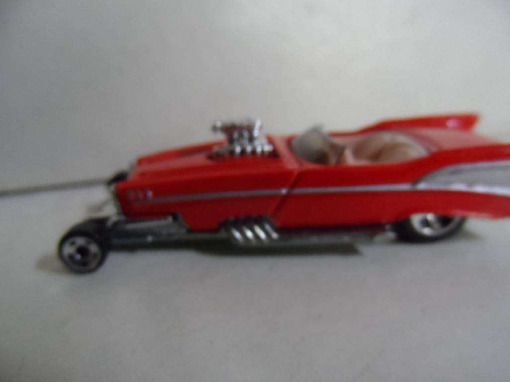 Hot Wheels 1957 Chevy Roadster Drag Car.  '01 First Editions   --loose