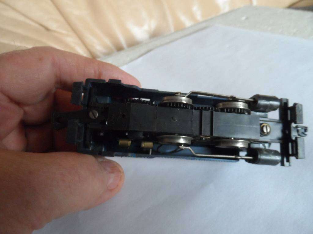 Vintage Lima SAR blue train steam loco   [ho2]
