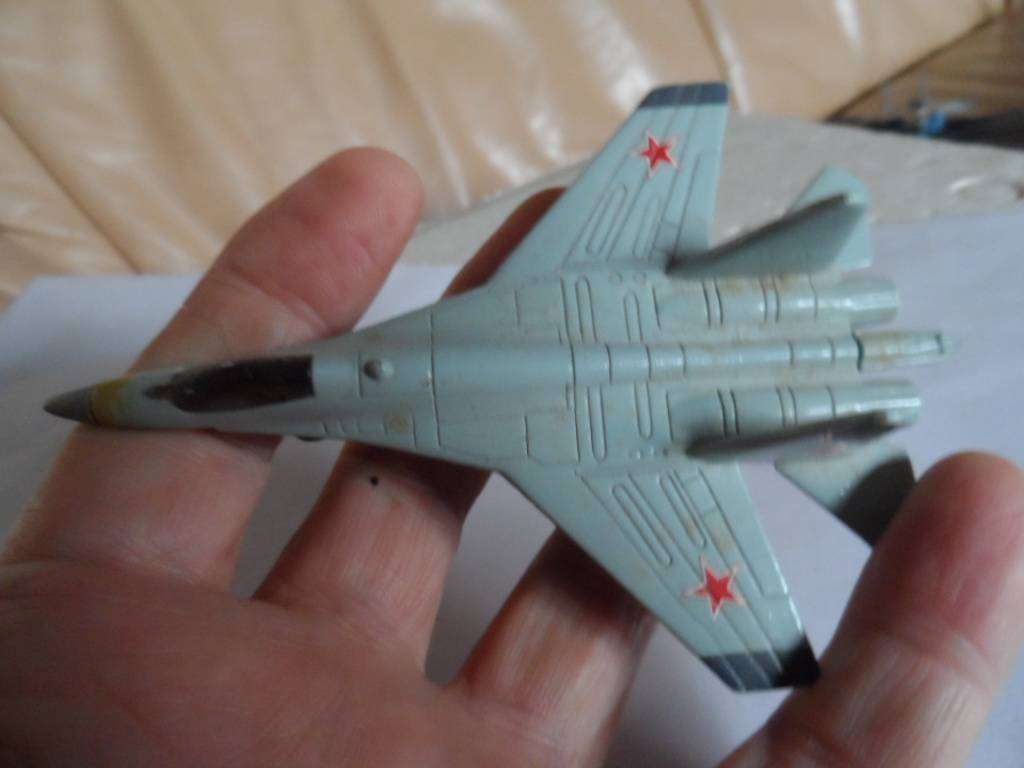 Vintage diecast russian fighter jet   [m45]
