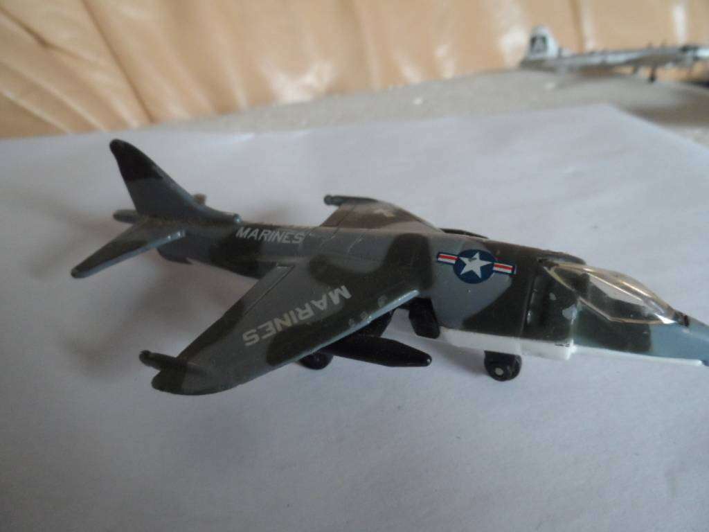 Vintage diecast matchbox harrier jet   [m45]
