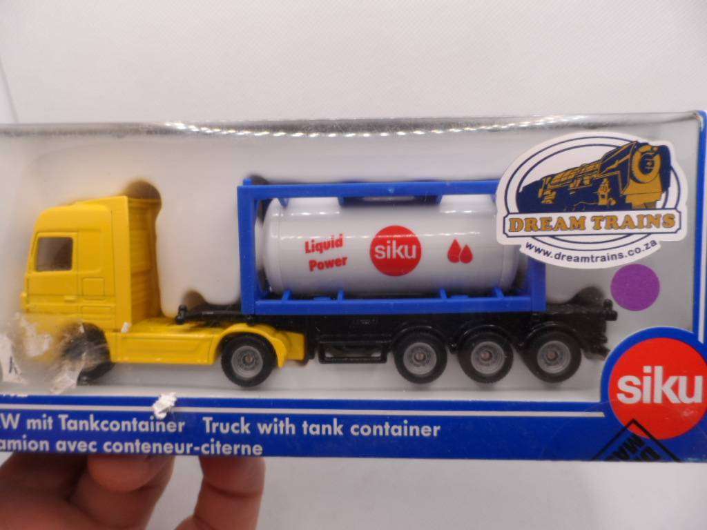 1:87 Siku Mercedes LKW with Tank container 1795 -boxed [m23]