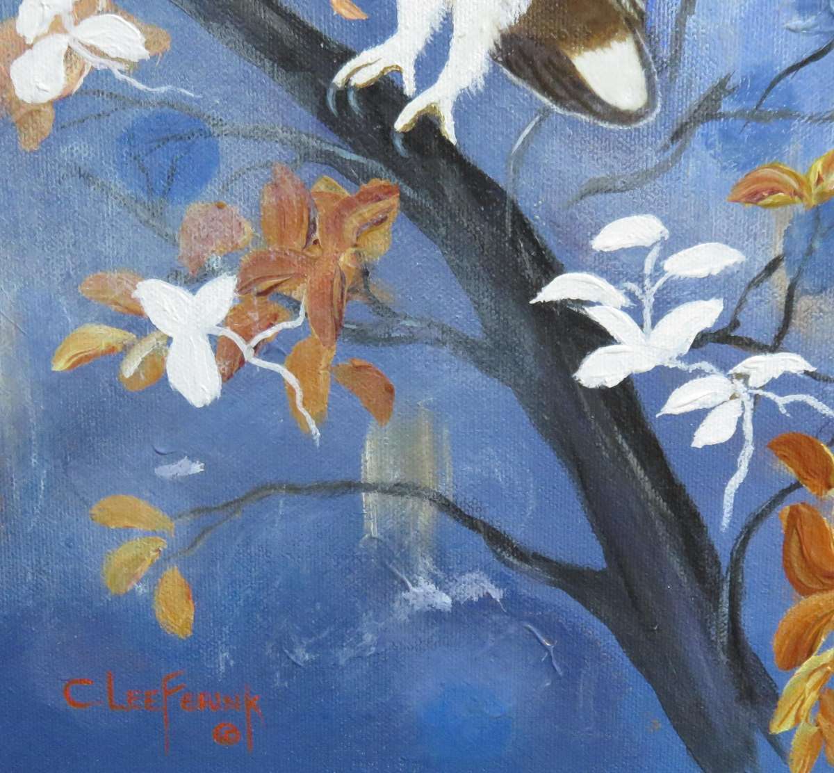 beautiful OWL  by C Leeferink   460mm x 250mm