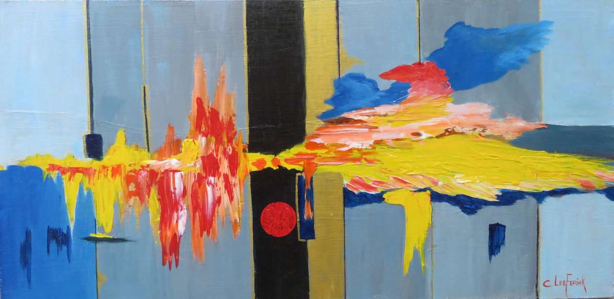 HOT SUMMER  -   by  C. LEEFERINK - Size 500mm x 250mm