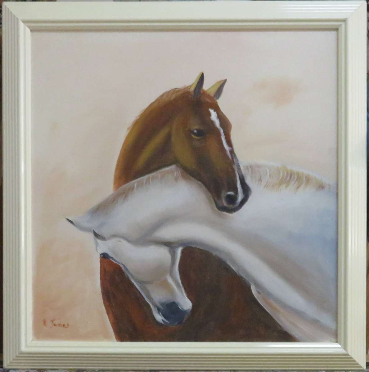 `TWO OF A KIND`  -  by  Roy James - Size 500mm x 500mm