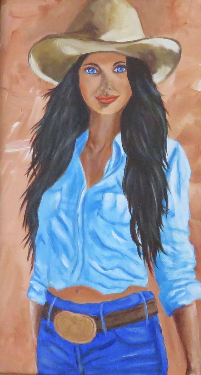 SAMMY`  - BEAUTIFUL UNFRAMED OIL PAINTING - UNSIGNED - Size 450mm x 250mm