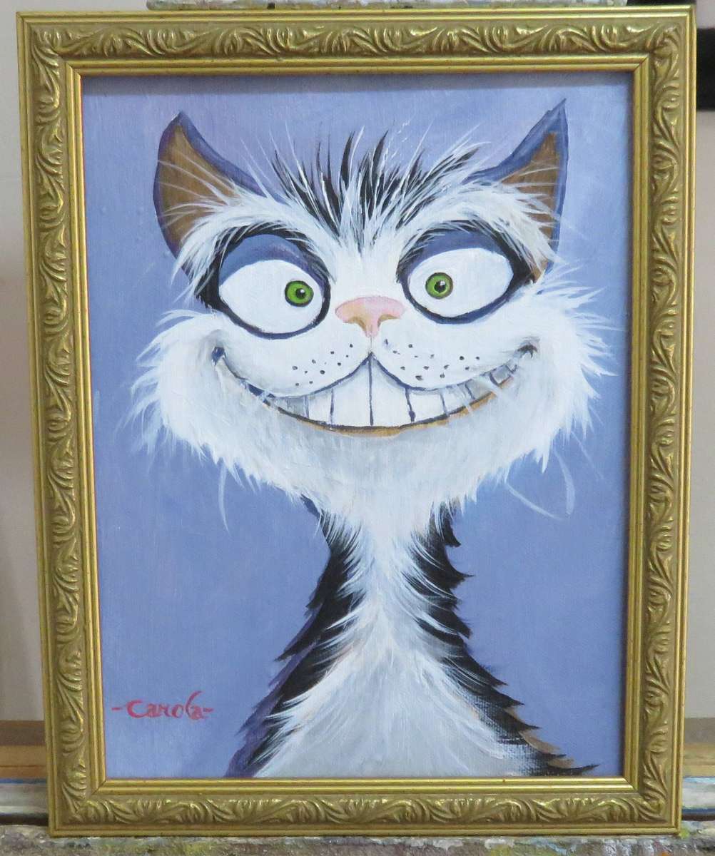 FOR THE KIDS ROOM  - Framed  -   Painted by  Carola  -  Size 280mm X 220mm