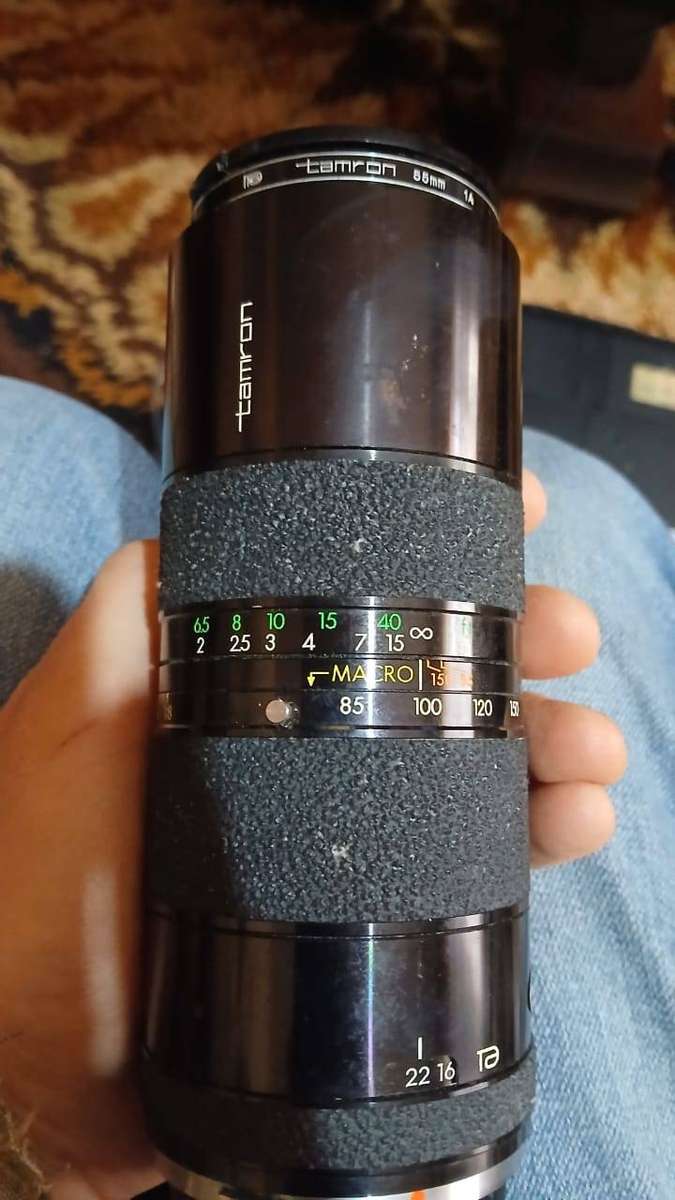 Olympus OM-1 35mm Film Camera with Tamron 55mm Lens
