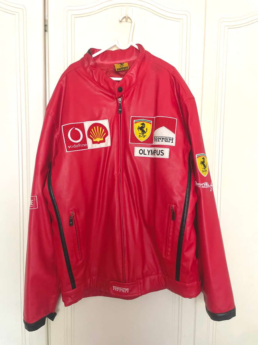 Vintage Ferrari F1 leather jacket - XL